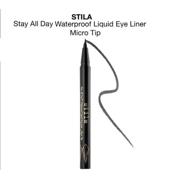 3 ✅3 x STILA Micro Tip INTENSE BLACK Stay All Day WPROOF Liquid Eye Liner ✨NIB's - Picture 6 of 13